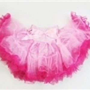 Ruffled Pageant Tutu Pink / Hot Pink Pettiskirt 10-12